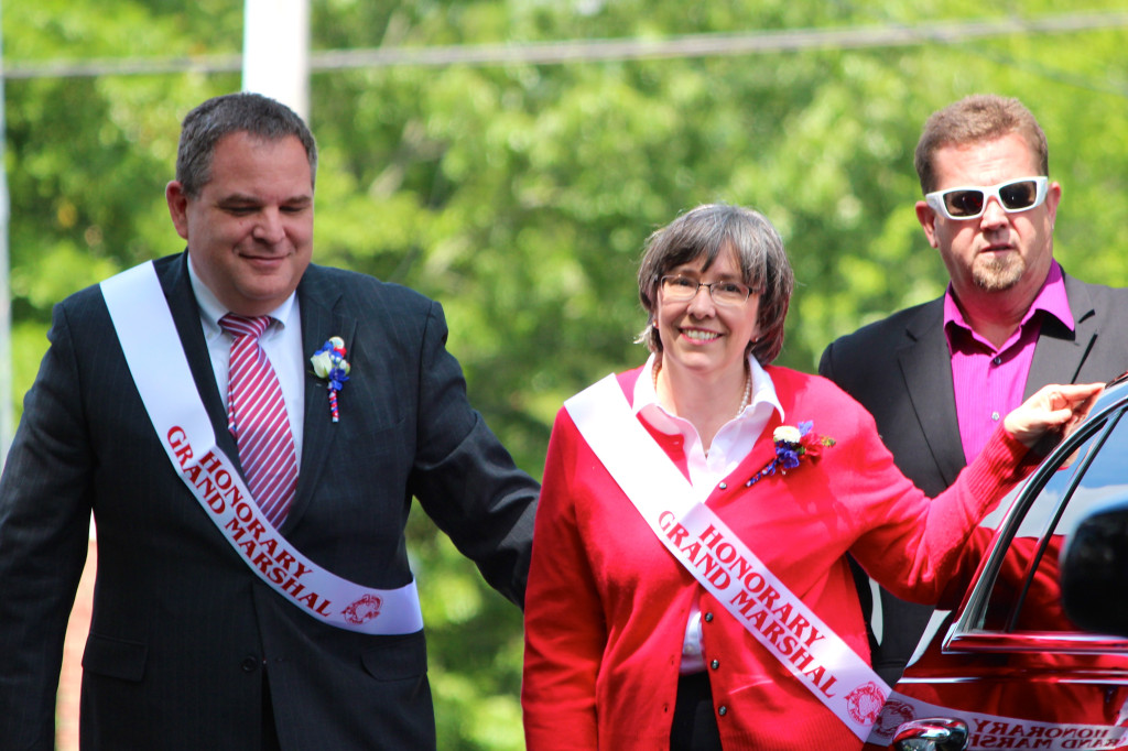 Rebecca and Jim Wood on Thursday, May 14, 2015 [John-Henry Doucette/The Princess Anne Independent News]
