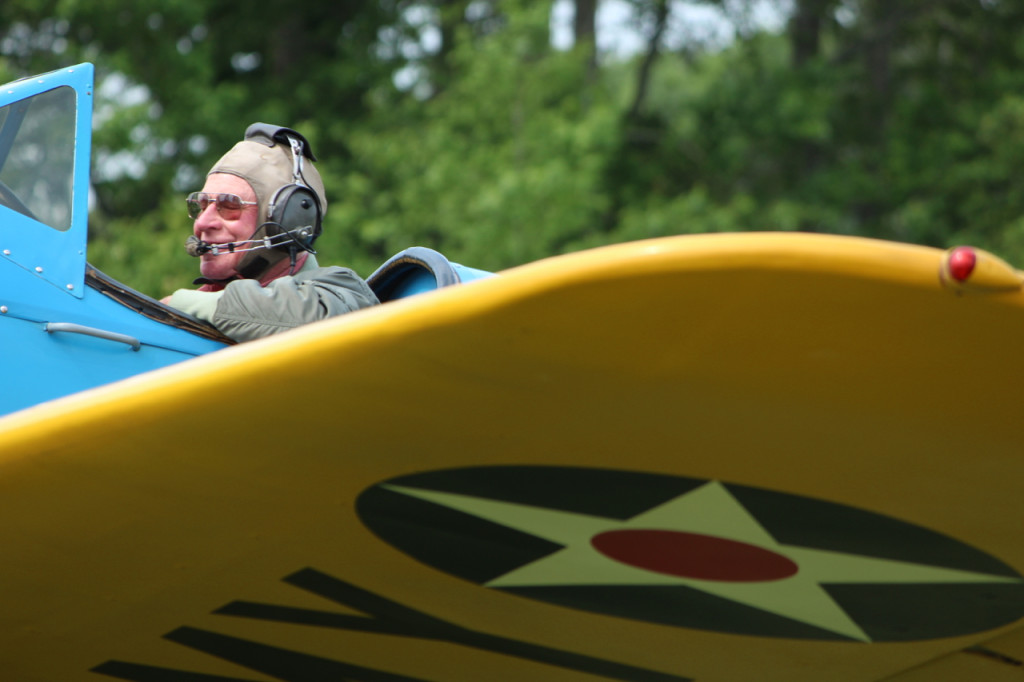 A visiting PT-19 aircraft from Topping, Va., is seen on the runway at the Military Aviation Museum during the Warbirds Over the Beach event in May. [John-Henry Doucette/The Princess Anne Independent News]