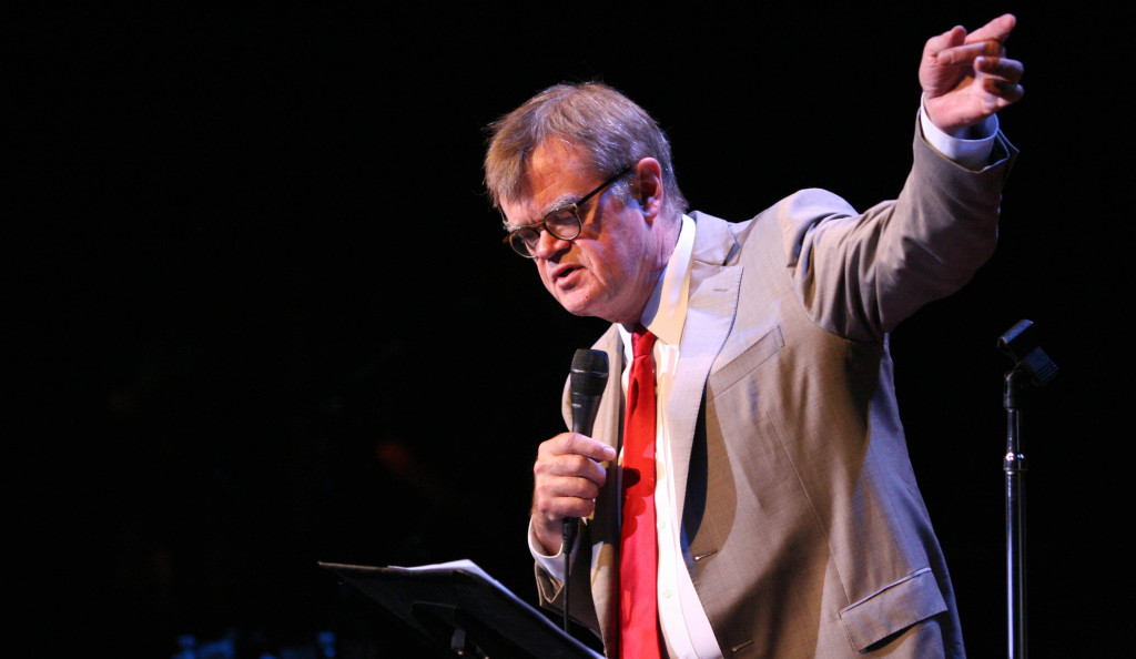 Garrison Keillor is featured this coming week during the Old Dominion University Literary Festival. [Claudia Danielson/American Public Media]