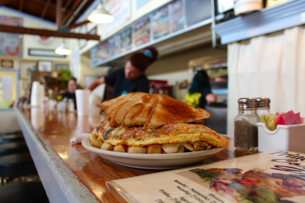 Eggzilla, an extreme food challenge, at the Princess Anne County Grill. [John-Henry Doucette/The Princess Anne Independent News]