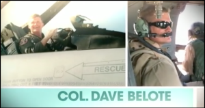 Screen capture of a campaign commercial for Dave Belote.