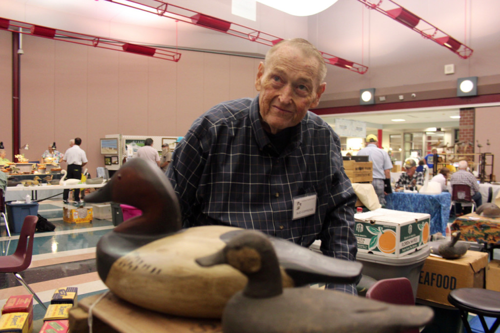 Bud Coppedge is seen at his booth during a wildlife show held in Currituck County, N.C., in September. [File/The Princess Anne Independent News]