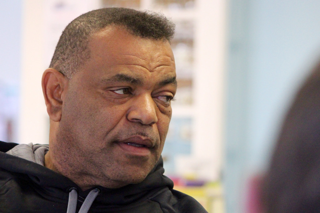 Dennis Hoggard of Munden Point attended the meeting at the Senior Resource Center, Inc., after hearing about it at Little Piney Grove Baptist Church, where he serves as president of the deacon ministry. [John-Henry Doucette/The Princess Anne Independent News]