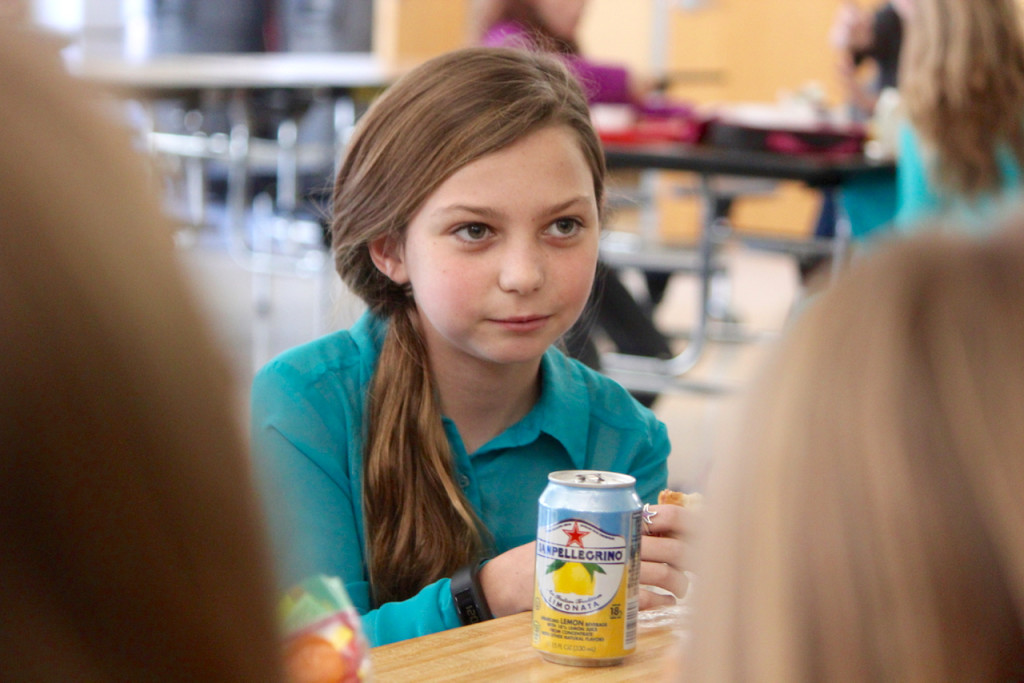Suellen Sawyer, a fifth grade student at Creeds Elementary School, has been recognized by teachers, her school and a citywide Parent Teacher organization for exemplifying the quality of kindness. [John-Henry Doucette/The Princess Anne Independent News]