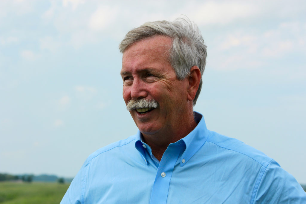 Barry Knight is seen during a tour of his farm in Blackwater, which ceased operations this year. Knight started farming hogs on a small scale as a young man, working as a truck driver to save for his own farm, and he built his business into a large independent operation before, most recently, raising hogs as a contract grower. [John-Henry Doucette/The Princess Anne Independent News]