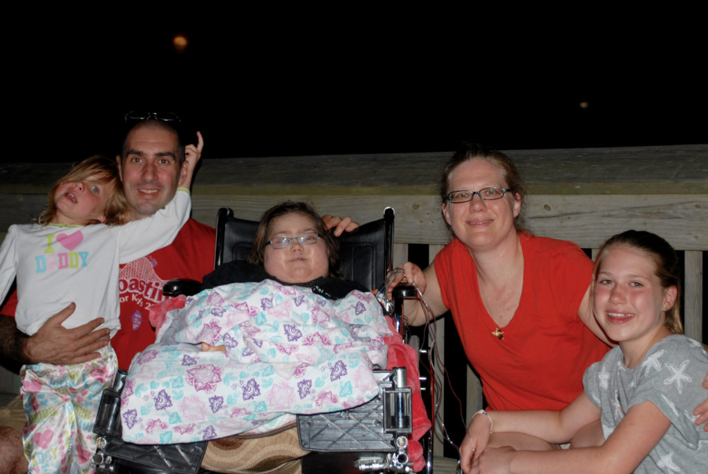 Abby visited the pier at Little Island Pier in Sandbridge with her parents, Joe and Patty Furco, and sisters Emily and Maggie. [Courtesy of the Furco family]