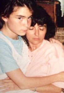 A young Bell is seen with her mother in an undated family photograph. [Courtesy]