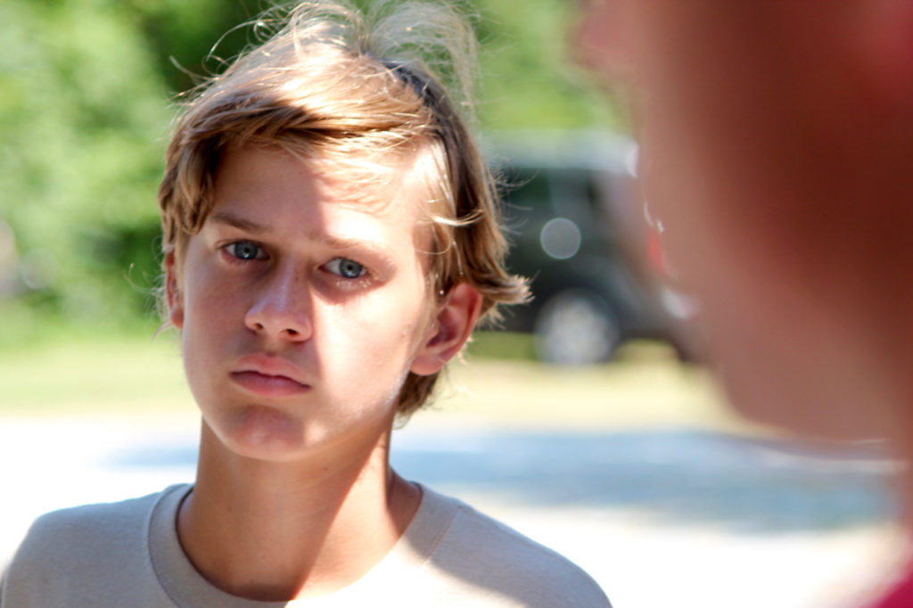 Cole Shepheard, 14, of the Strawbridge area, was among the Boy Scouts who helped out during the fish fry. [John-Henry Doucette/The Princess Anne Independent News]