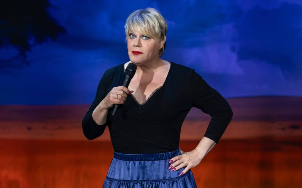 Comic Izzard’s greatest hits tour — with a twist — visits the Sandler